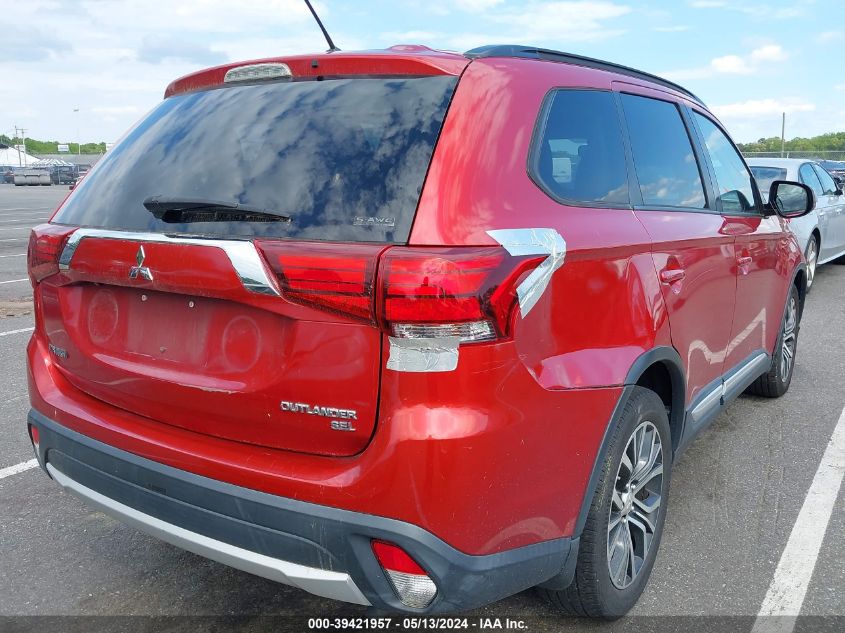 2016 Mitsubishi Outlander Sel VIN: JA4AZ3A38GZ023692 Lot: 39421957