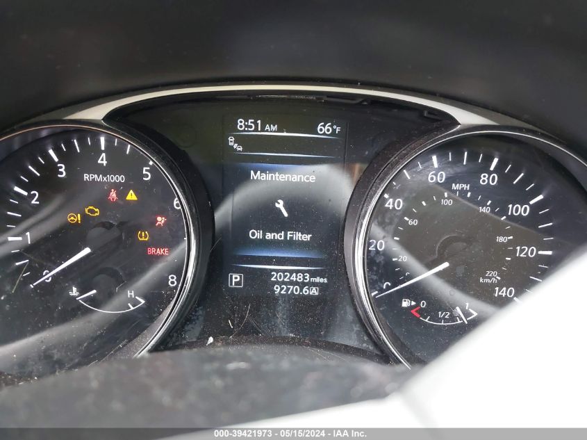 2014 Nissan Rogue Sl VIN: 5N1AT2MT5EC872560 Lot: 39421973