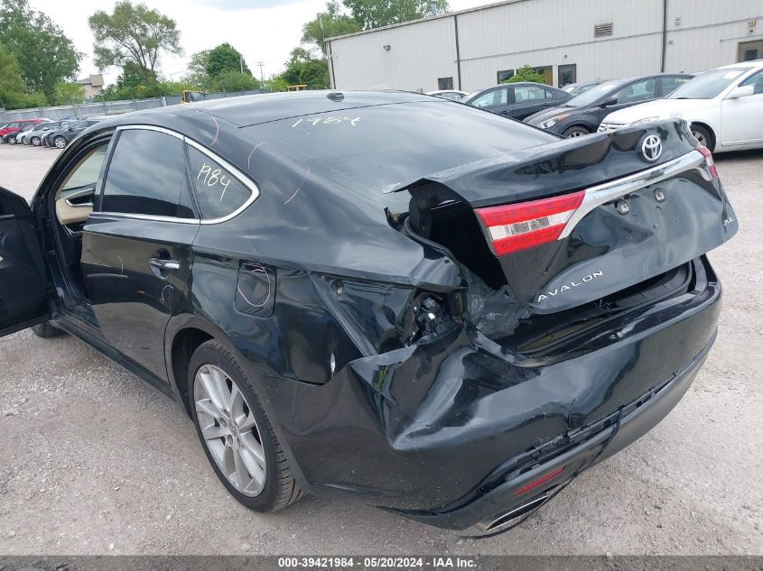 2013 Toyota Avalon Xle Touring VIN: 4T1BK1EB7DU037897 Lot: 39421984