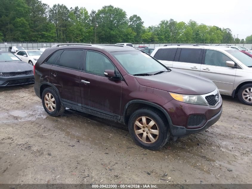 2011 Kia Sorento Lx V6 VIN: 5XYKT4A25BG124009 Lot: 39422000