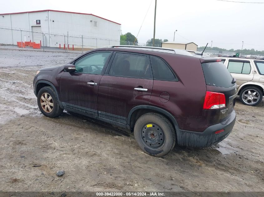 2011 Kia Sorento Lx V6 VIN: 5XYKT4A25BG124009 Lot: 39422000