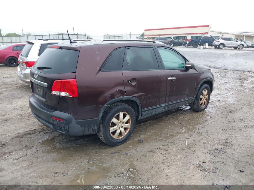 2011 Kia Sorento Lx V6 VIN: 5XYKT4A25BG124009 Lot: 39422000