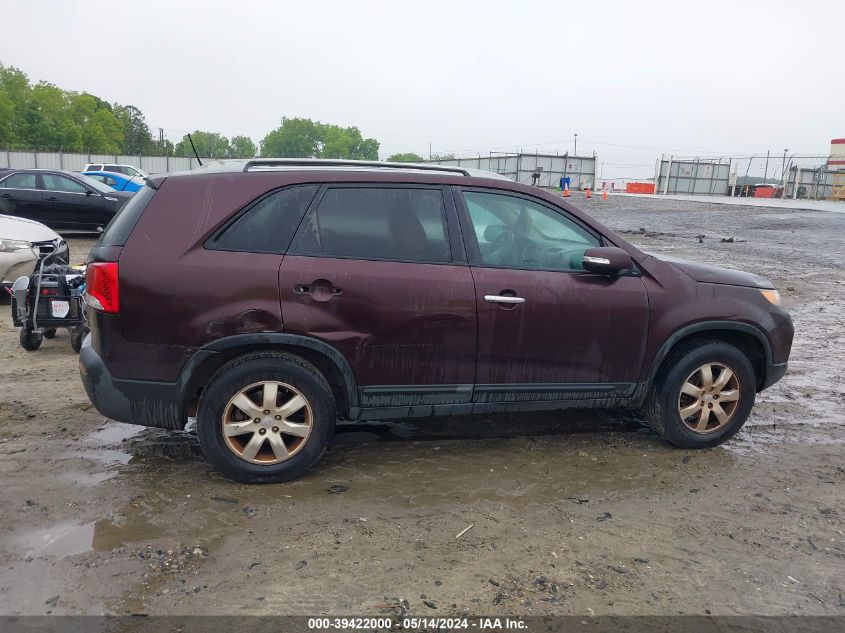 2011 Kia Sorento Lx V6 VIN: 5XYKT4A25BG124009 Lot: 39422000