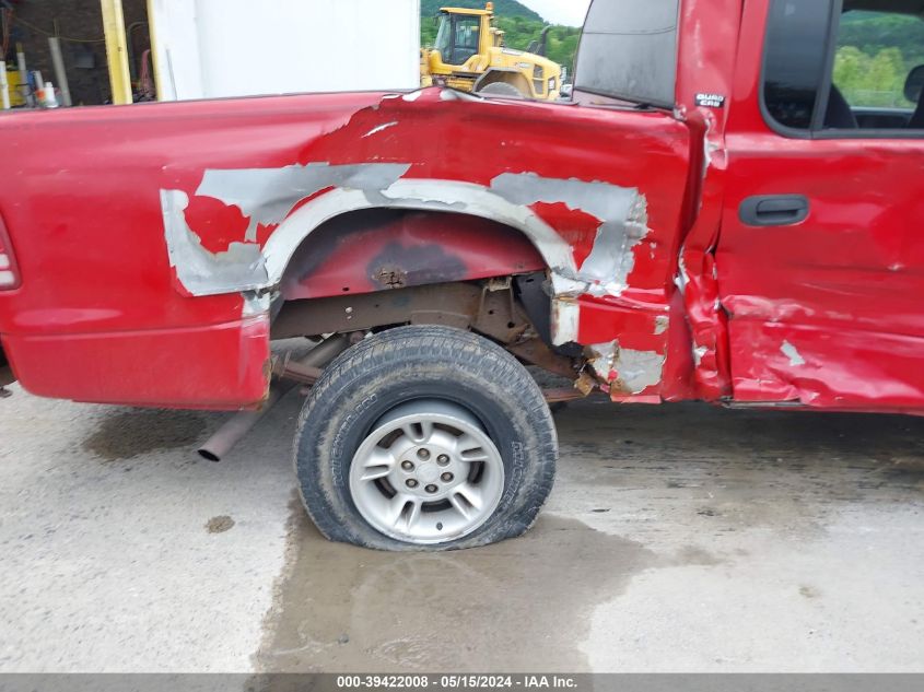 2000 Dodge Dakota Slt/Sport VIN: 1B7GG2AN9YS760718 Lot: 39422008