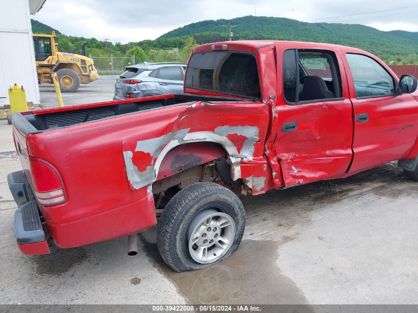 2000 Dodge Dakota Slt/Sport VIN: 1B7GG2AN9YS760718 Lot: 39422008