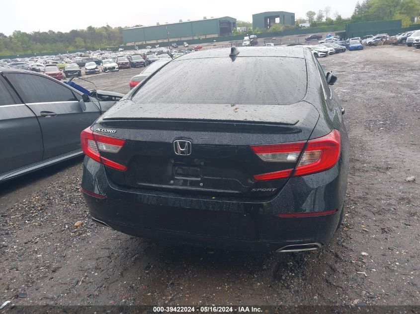 2020 Honda Accord Sport VIN: 1HGCV1F30LA140961 Lot: 39422024