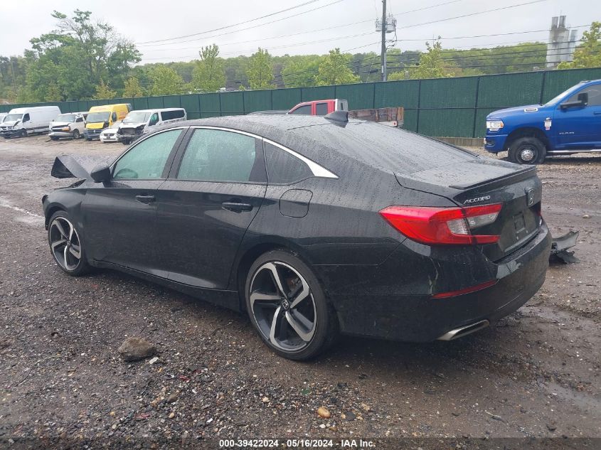 2020 Honda Accord Sport VIN: 1HGCV1F30LA140961 Lot: 39422024