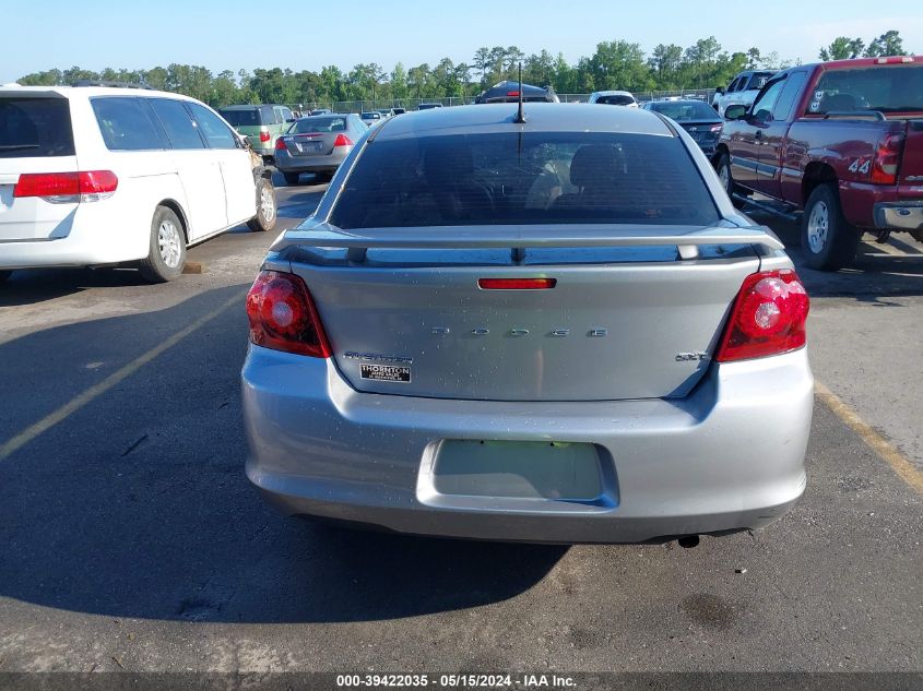 2013 Dodge Avenger Sxt VIN: 1C3CDZCB6DN622201 Lot: 39422035