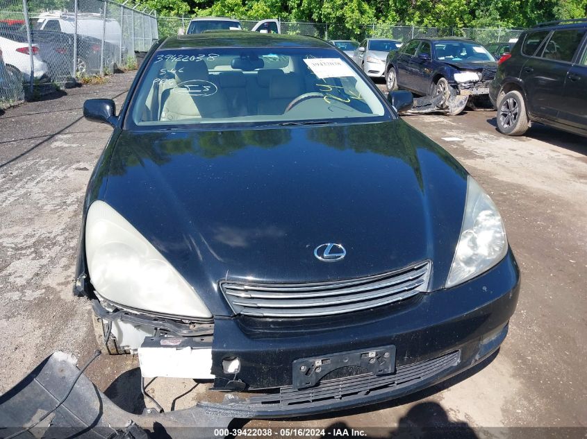 2004 Lexus Es 330 VIN: JTHBA30G640009715 Lot: 39422038