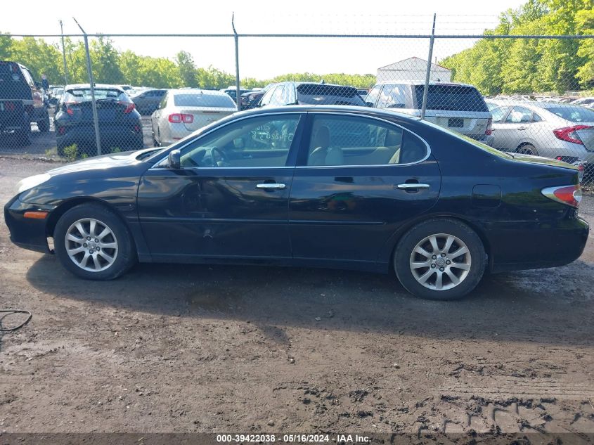 2004 Lexus Es 330 VIN: JTHBA30G640009715 Lot: 39422038