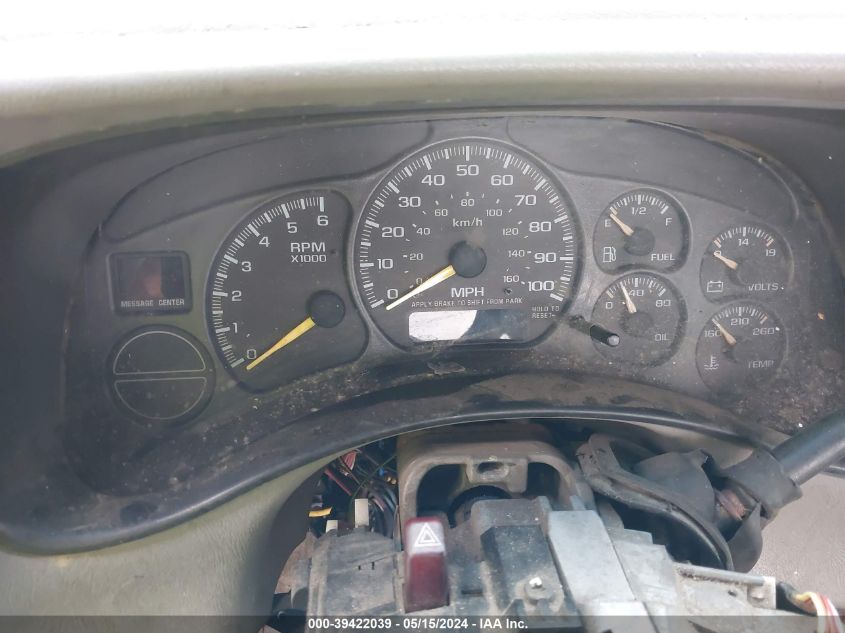 1999 Chevrolet Silverado C2500 VIN: 1GCFC24T5XE158364 Lot: 39422039