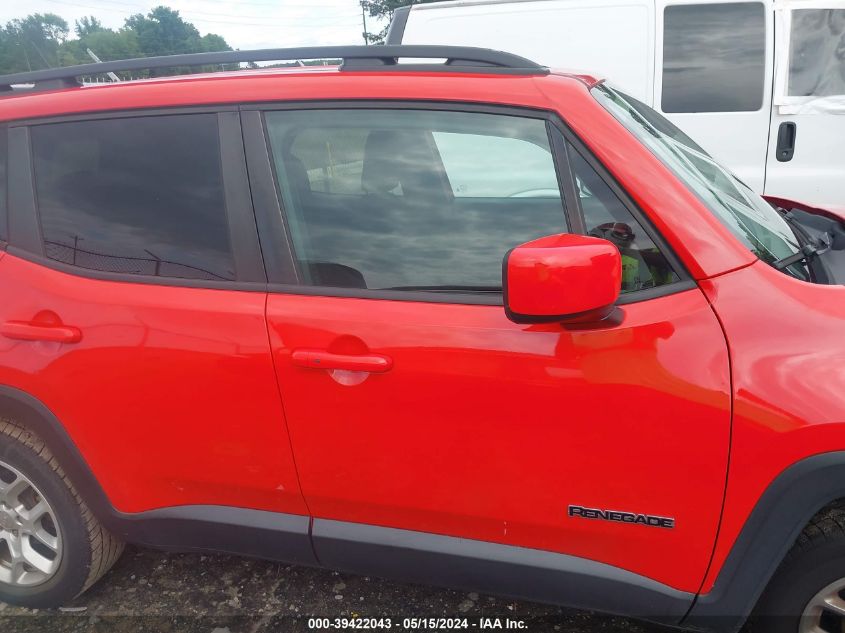 2017 Jeep Renegade Latitude Fwd VIN: ZACCJABBXHPF71550 Lot: 39422043