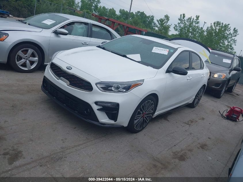 2021 Kia Forte Gt VIN: 3KPF44AC2ME331741 Lot: 39422044