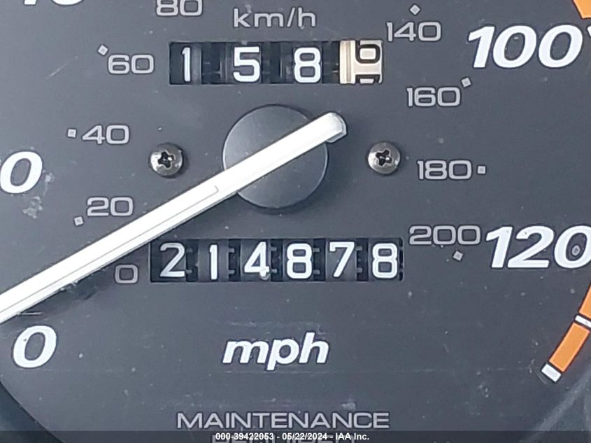 1998 Honda Cr-V Ex VIN: JHLRD1864WC044734 Lot: 39422053