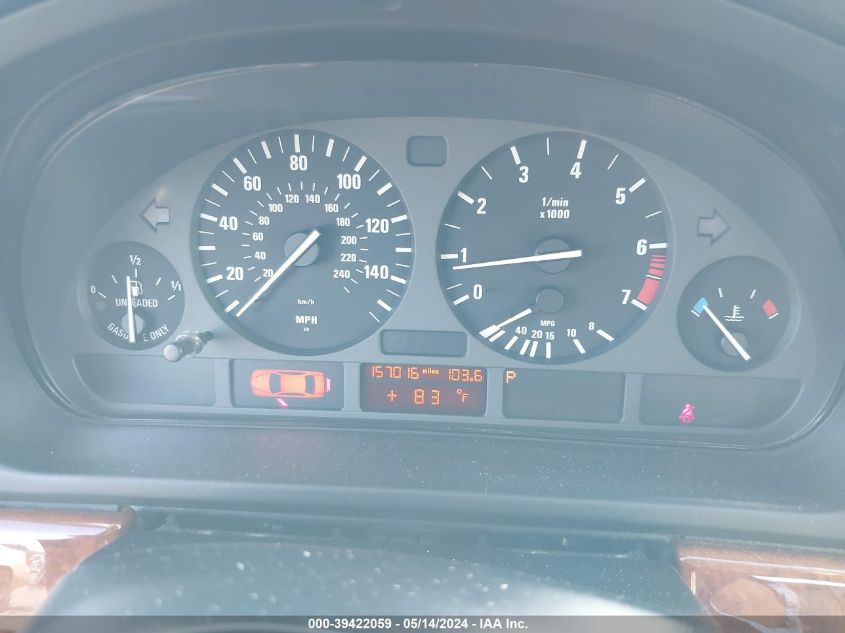 1999 BMW 528Ia VIN: WBADM6335XBY23971 Lot: 39422059