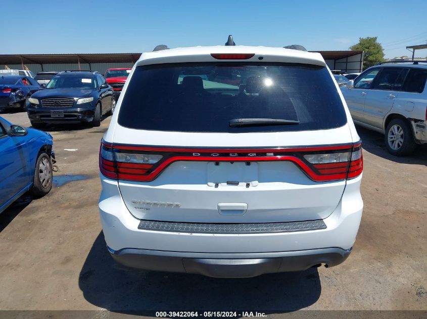 2015 Dodge Durango Sxt VIN: 1C4RDJAG2FC931782 Lot: 39422064