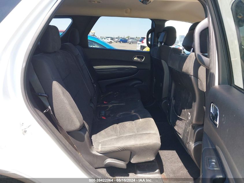 2015 Dodge Durango Sxt VIN: 1C4RDJAG2FC931782 Lot: 39422064