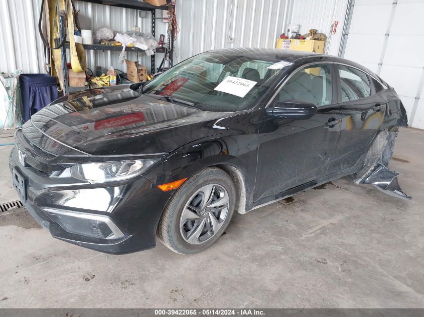 2020 Honda Civic Lx VIN: 2HGFC2F68LH593357 Lot: 39422065