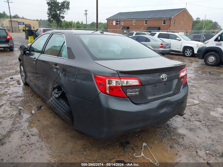 2012 Toyota Camry Se VIN: 4T1BF1FK8CU106128 Lot: 39422074