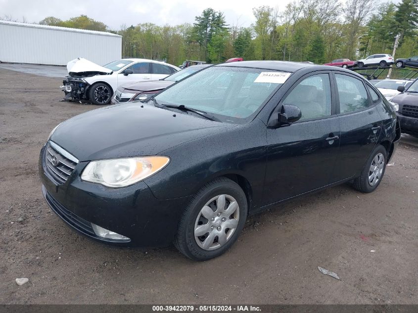 2007 Hyundai Elantra Gls/Limited/Se VIN: KMHDU46D27U126852 Lot: 39422079