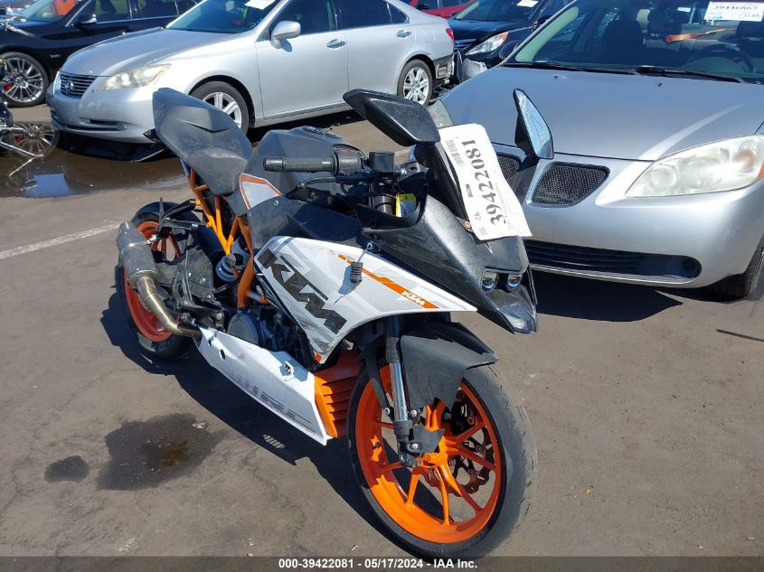 2015 Ktm 390 Duke VIN: MD2JYJ408FC215978 Lot: 39422081