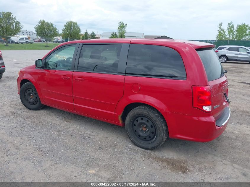 2013 Dodge Grand Caravan Se VIN: 2C4RDGBGODR562328 Lot: 39422082