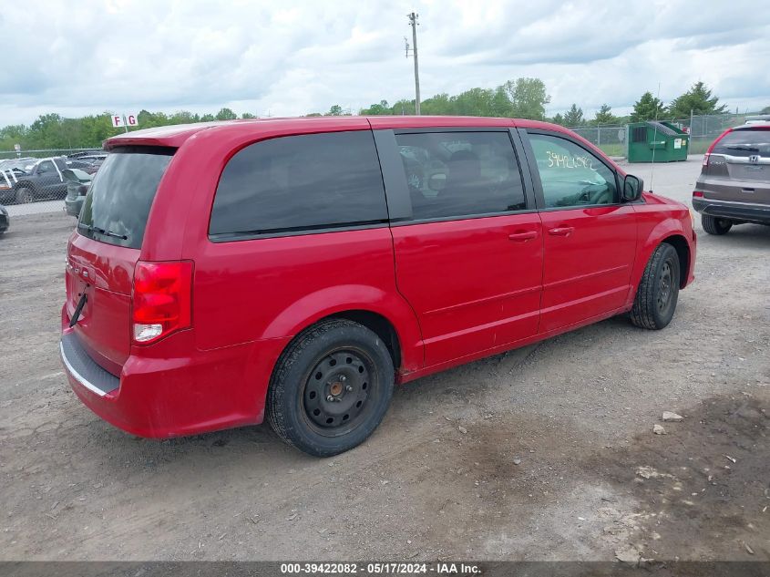 2013 Dodge Grand Caravan Se VIN: 2C4RDGBGODR562328 Lot: 39422082