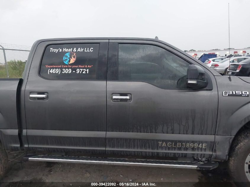 2018 Ford F-150 Xlt VIN: 1FTEW1E55JKC02885 Lot: 39422092