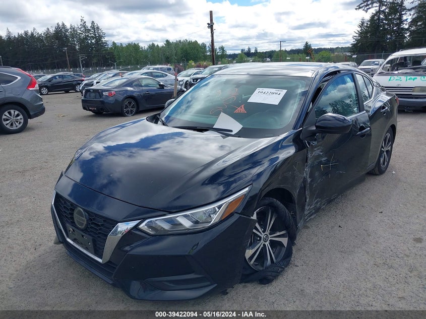 VIN 3N1AB8CV7MY254047 2021 NISSAN SENTRA SV XTRONIC CVT