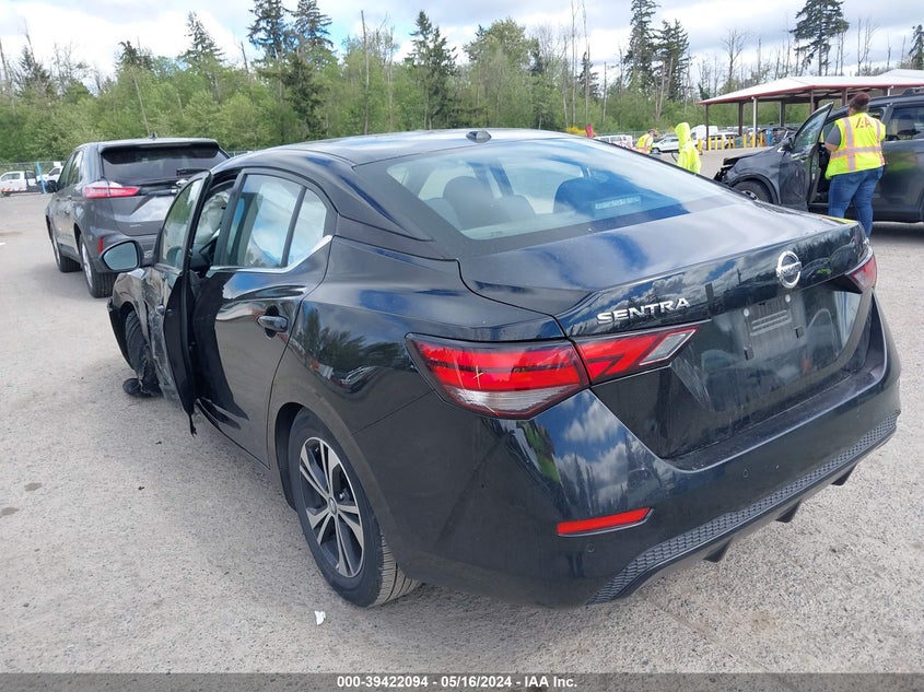 VIN 3N1AB8CV7MY254047 2021 NISSAN SENTRA SV XTRONIC CVT