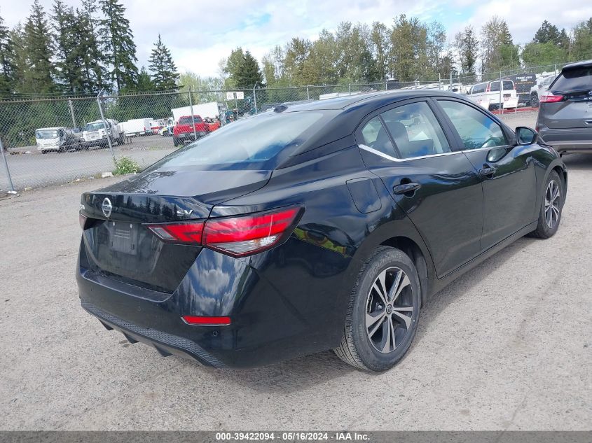 VIN 3N1AB8CV7MY254047 2021 NISSAN SENTRA SV XTRONIC CVT