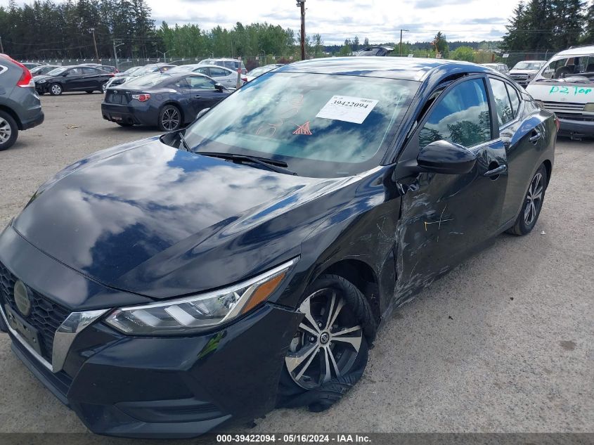 2021 Nissan Sentra Sv Xtronic Cvt VIN: 3N1AB8CV7MY254047 Lot: 39422094