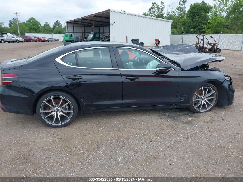 2023 Genesis G70 2.0T Awd VIN: KMTG34TA8PU128198 Lot: 39422095