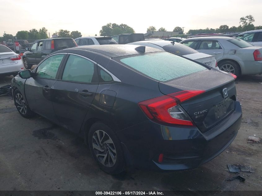 2018 Honda Civic Ex VIN: 2HGFC2F77JH582985 Lot: 39422106