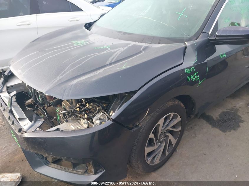 2018 Honda Civic Ex VIN: 2HGFC2F77JH582985 Lot: 39422106