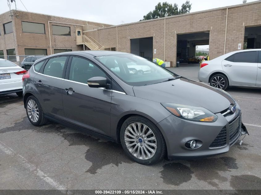 2012 Ford Focus Titanium VIN: 1FAHP3N21CL222629 Lot: 39422109