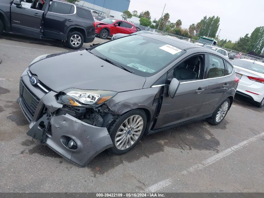 2012 Ford Focus Titanium VIN: 1FAHP3N21CL222629 Lot: 39422109