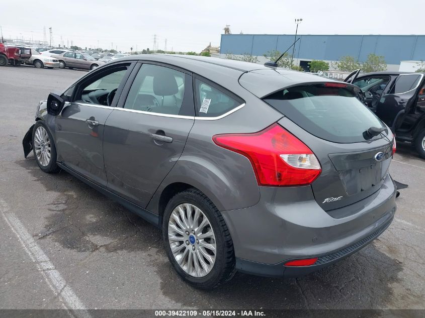 2012 Ford Focus Titanium VIN: 1FAHP3N21CL222629 Lot: 39422109