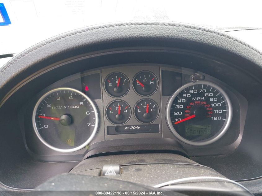 2007 Ford F-150 Fx4/Lariat/Xlt VIN: 1FTPW14V77KC38127 Lot: 39422118