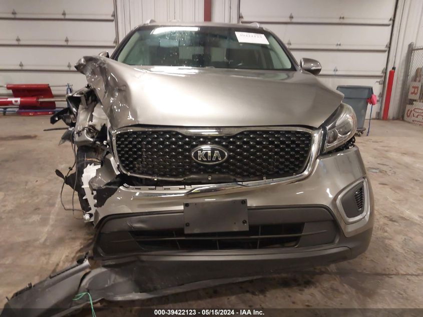 2017 Kia Sorento 2.4L Lx VIN: 5XYPGDA35HG248972 Lot: 39422123