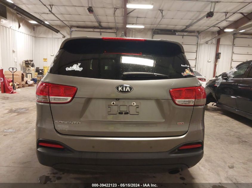 2017 Kia Sorento 2.4L Lx VIN: 5XYPGDA35HG248972 Lot: 39422123