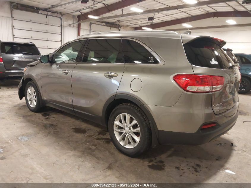 2017 Kia Sorento 2.4L Lx VIN: 5XYPGDA35HG248972 Lot: 39422123