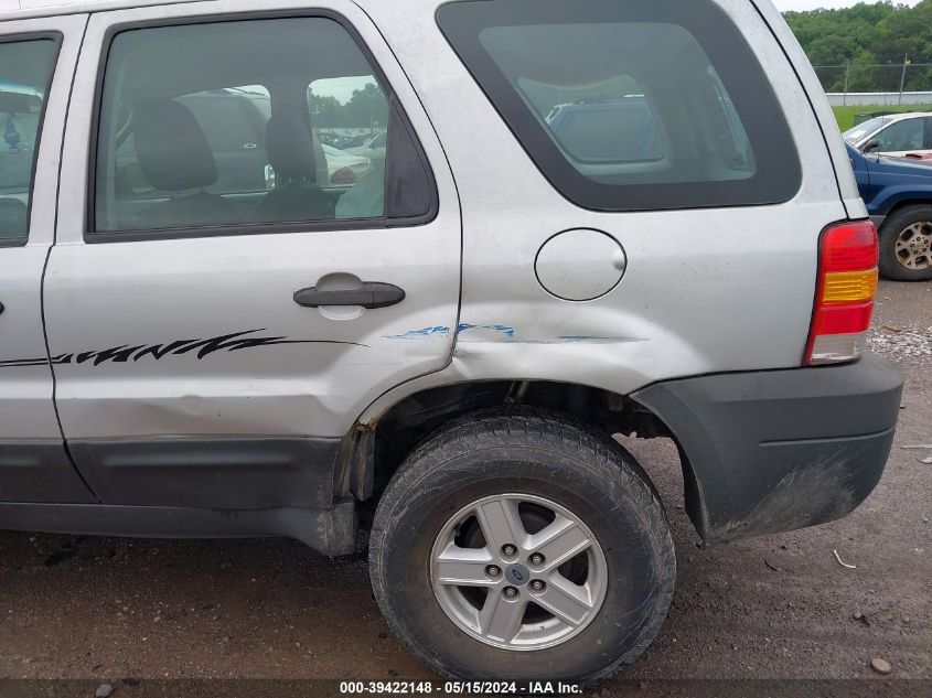 2006 Ford Escape Xls/Xls Manual VIN: 1FMYU02Z56KB89210 Lot: 39422148