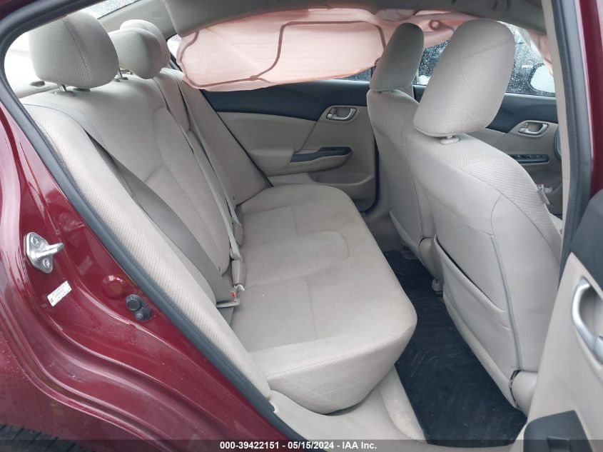 2012 Honda Civic Lx VIN: 2HGFB2F52CH600216 Lot: 39422151