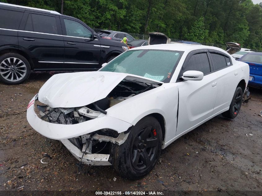 2016 Dodge Charger Police VIN: 2C3CDXAT3GH205843 Lot: 39422155