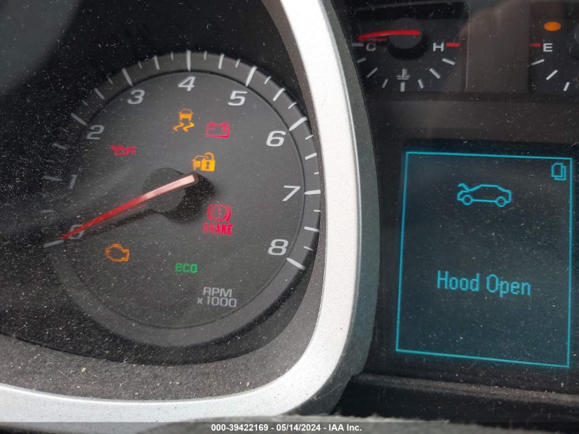 2012 Chevrolet Equinox 1Lt VIN: 2GNALDEK7C1284627 Lot: 39422169