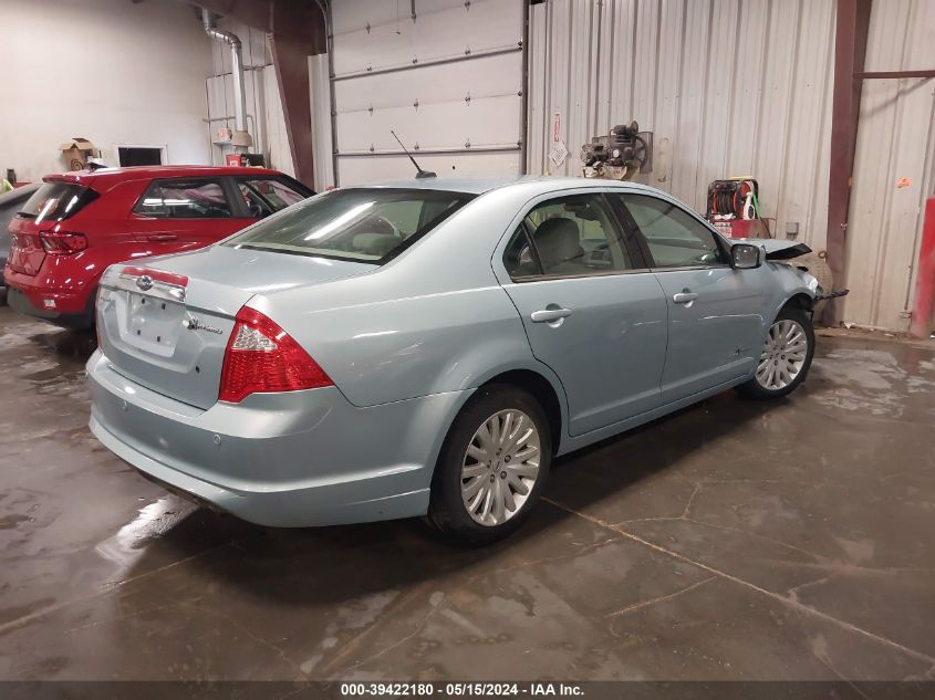 2010 Ford Fusion Hybrid VIN: 3FADP0L33AR256725 Lot: 39422180