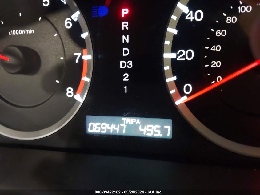 2010 Honda Accord 2.4 Lx VIN: 1HGCP2F3XAA007976 Lot: 39422182