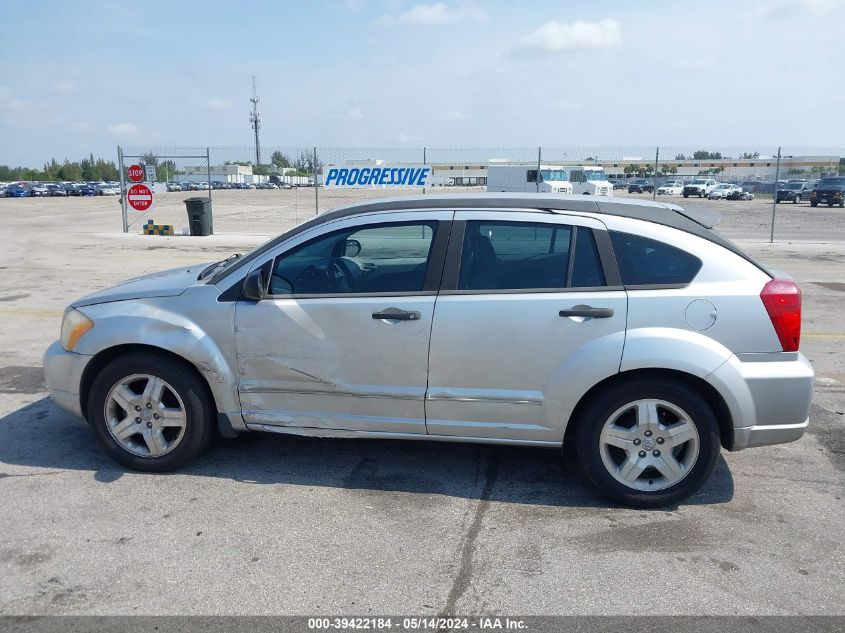 2007 Dodge Caliber Sxt VIN: 1B3HB48B77D562654 Lot: 39422184