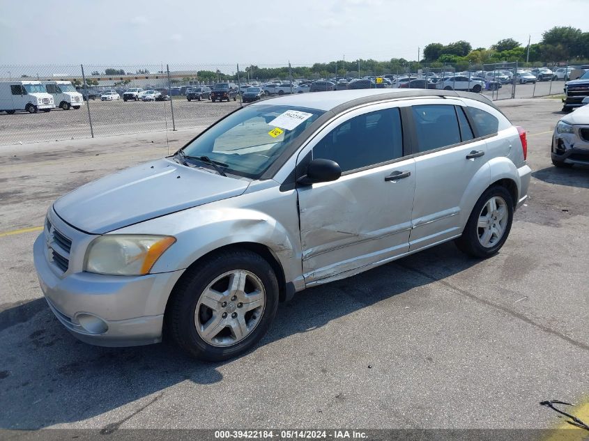 2007 Dodge Caliber Sxt VIN: 1B3HB48B77D562654 Lot: 39422184